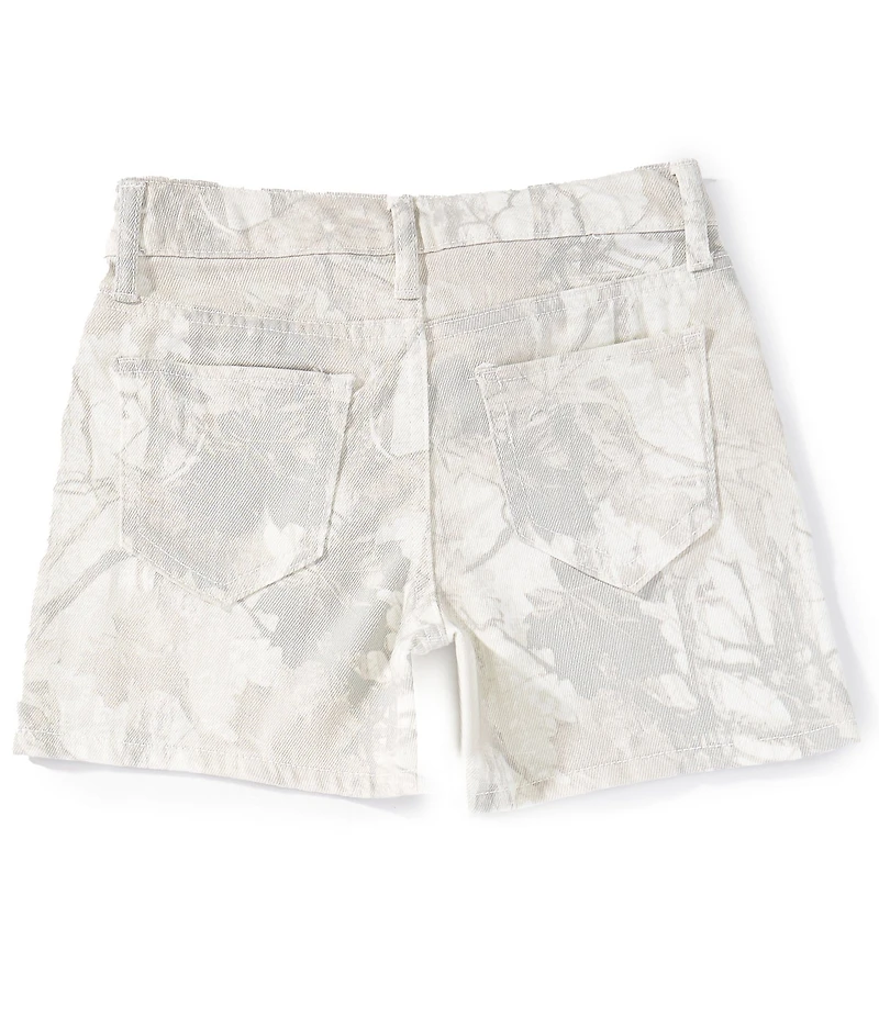 Hippie Girl Big Girls Woodland Camo Print Denim Shorts