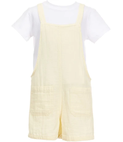Hippie Girl Little Girls Gauze Romper Set