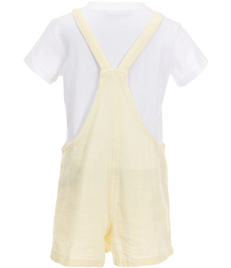 Hippie Girl Little Girls Gauze Romper Set