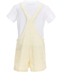 Hippie Girl Little Girls Gauze Romper Set