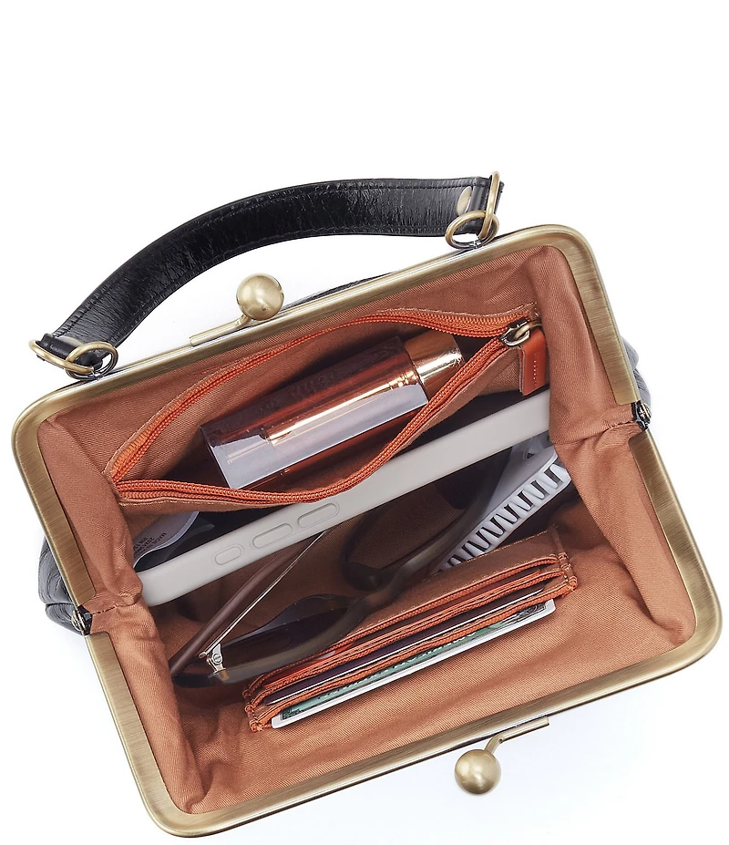 HOBO Alba Woven Braid Kisslock Crossbody Bag