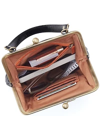 HOBO Alba Woven Braid Kisslock Crossbody Bag