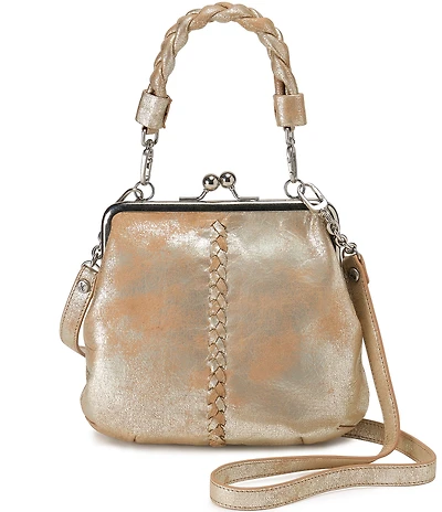 HOBO Alba Woven Braid Kisslock Crossbody Bag