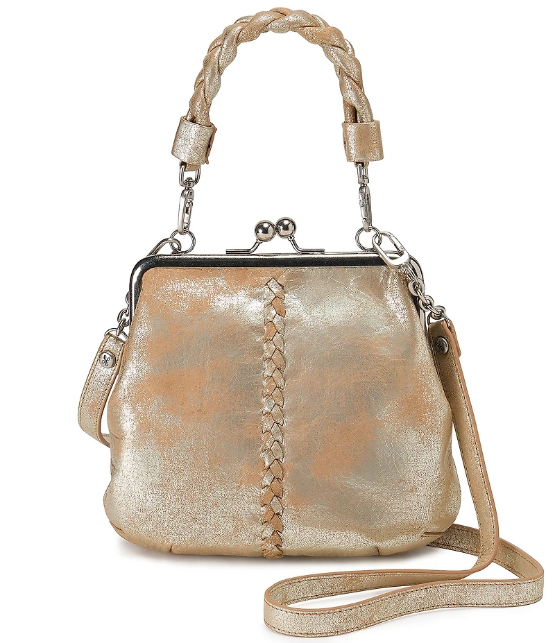 HOBO Alba Woven Braid Kisslock Crossbody Bag