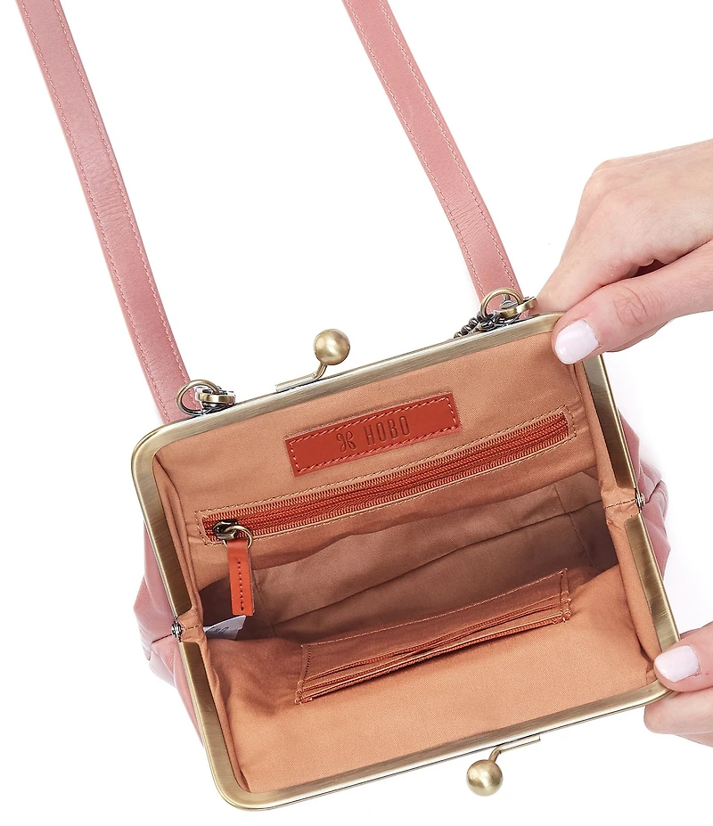 HOBO Alba Chain Kisslock Crossbody Bag