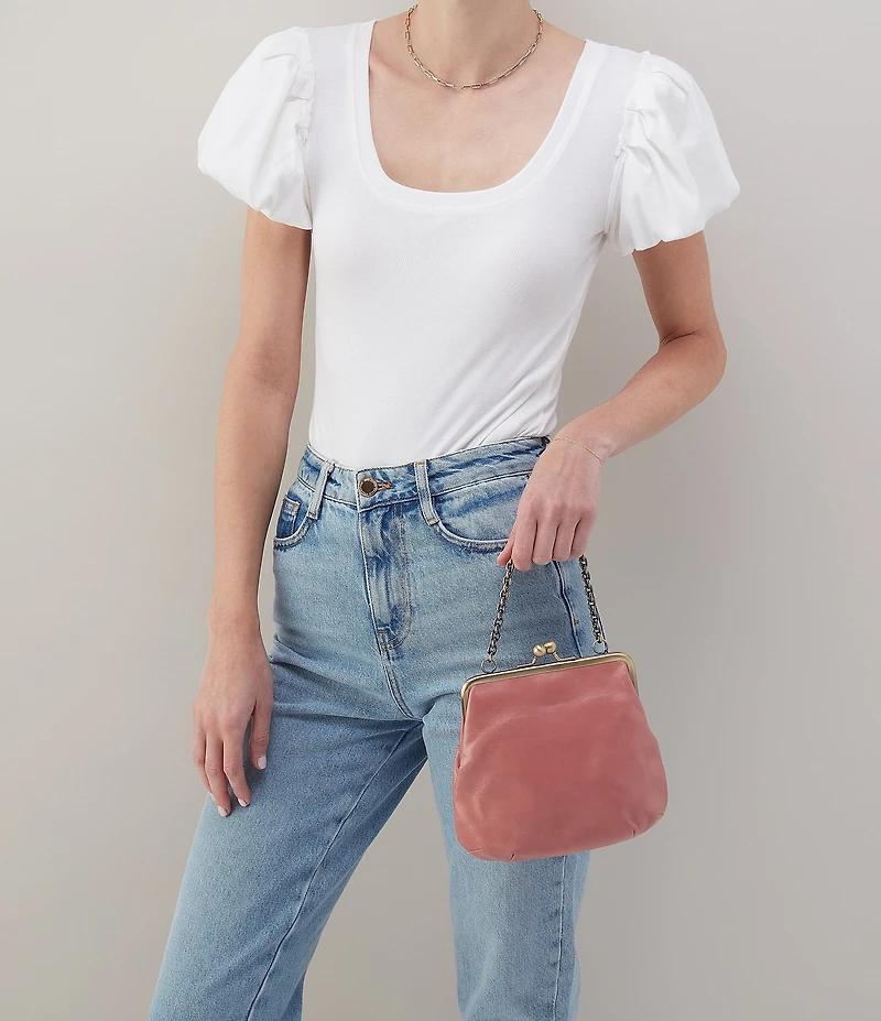 HOBO Alba Chain Kisslock Crossbody Bag