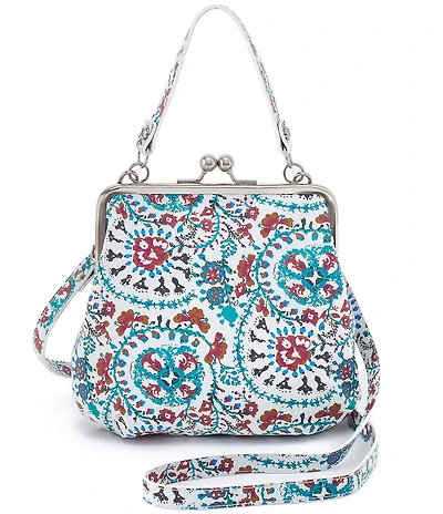 HOBO Alba Crossbody Top Handle Kiss Lock Clutch Crossbody Bag