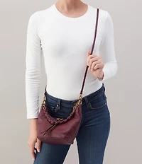 HOBO Astrid Small Woven Strap Hobo Shoulder Bag