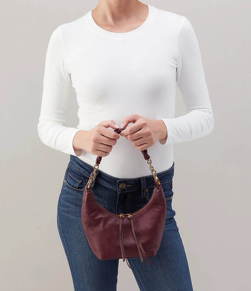 HOBO Astrid Small Woven Strap Hobo Shoulder Bag