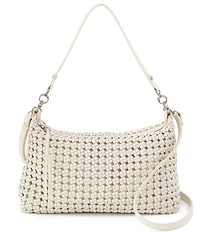 HOBO Avon Woven Leather Shoulder Bag