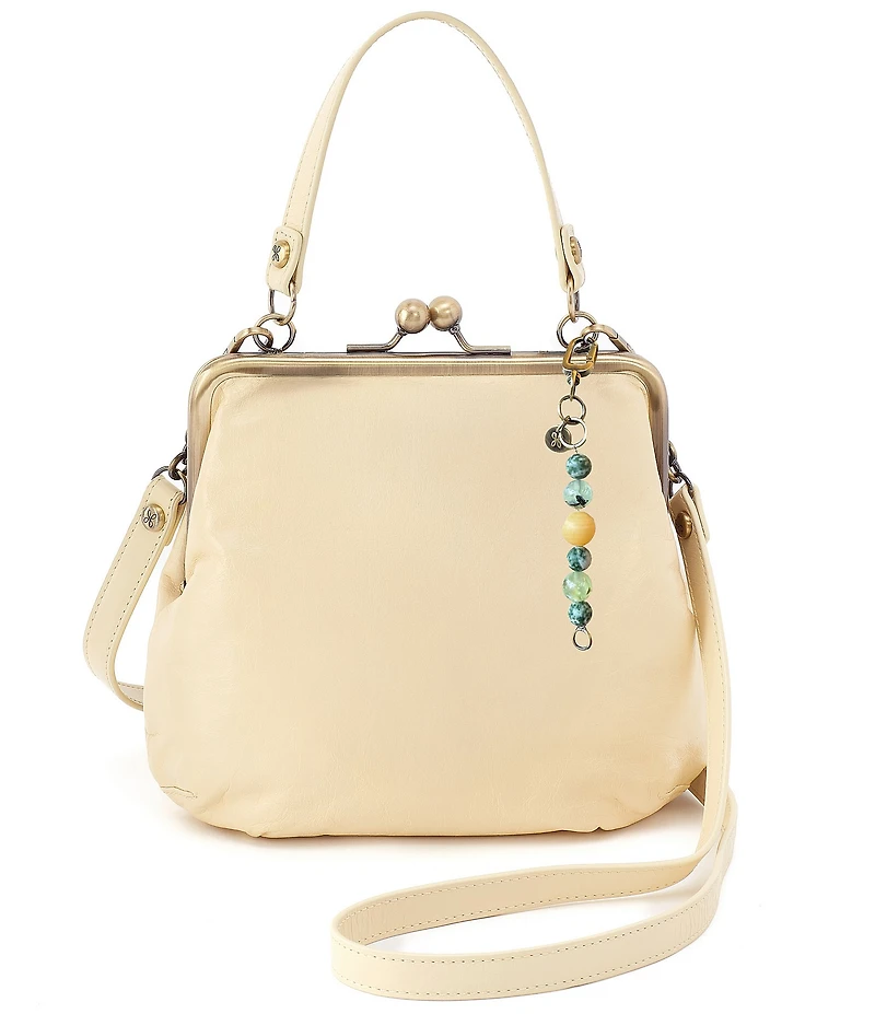HOBO Butter Yellow Alba Kisslock Crossbody Bag