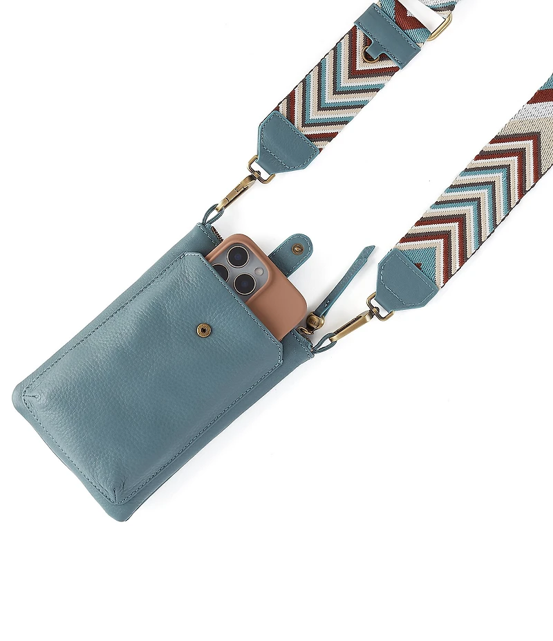 HOBO Cass Woven Strap Phone Crossbody Bag