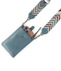 HOBO Cass Woven Strap Phone Crossbody Bag
