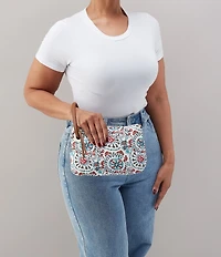 HOBO Daisy Daze Batik Blooms Large Wristlet