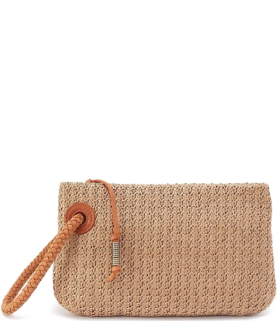HOBO Daisy Daze Large Raffia Wristlet