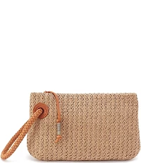 HOBO Daisy Daze Large Raffia Wristlet