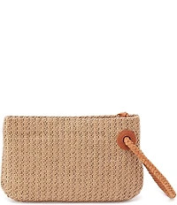 HOBO Daisy Daze Large Raffia Wristlet