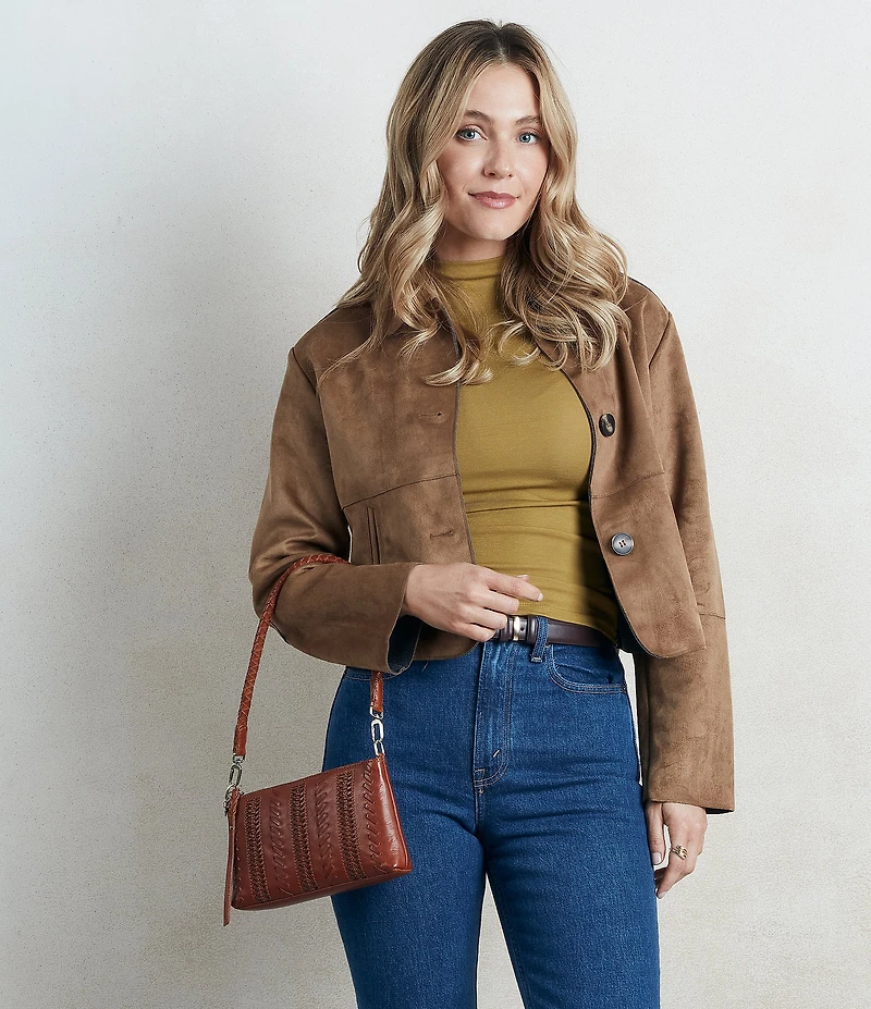 HOBO Darcy Woven Crossbody Bag