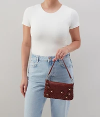 HOBO Darcy Floral Woven Leather Crossbody Bag