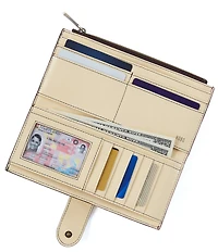 HOBO Dunn Leather Continental Wallet
