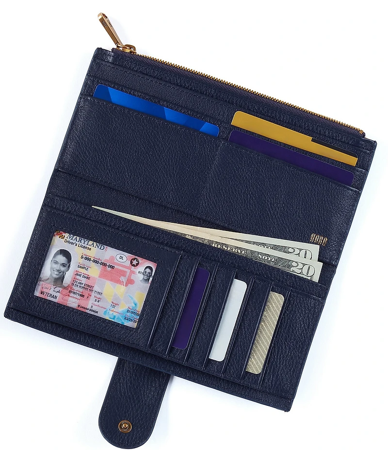 HOBO Dunn Continental Woven Wallet