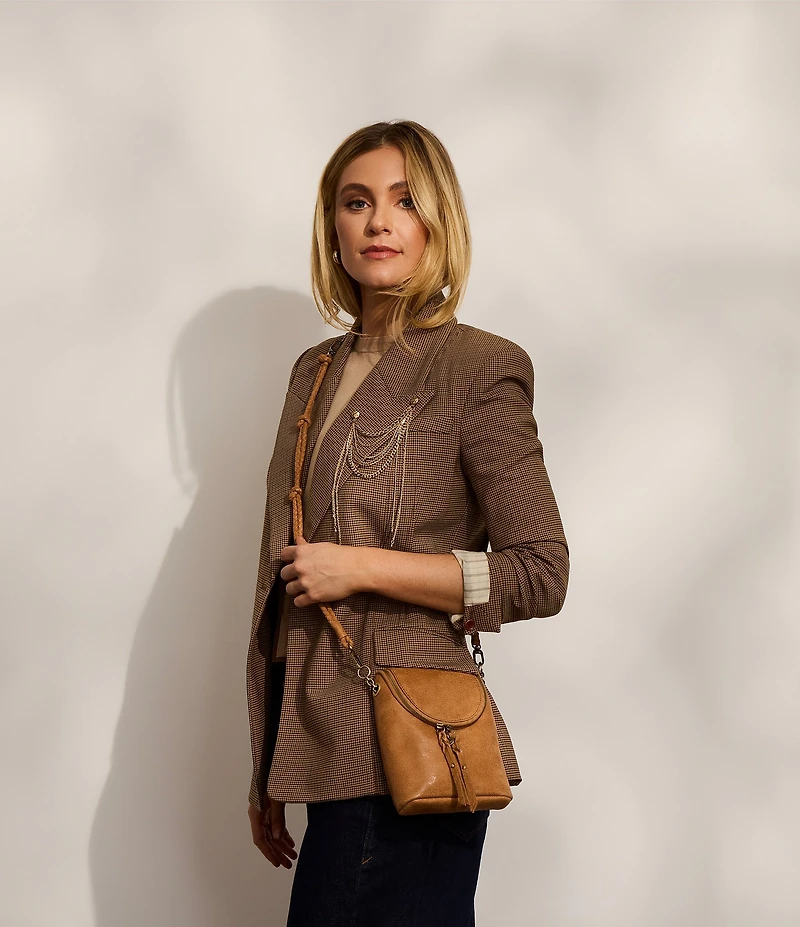 HOBO Fern Duo Buffed Leather Crossbody Bag