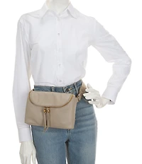 HOBO Fern Large Leather Sling Belt Bag