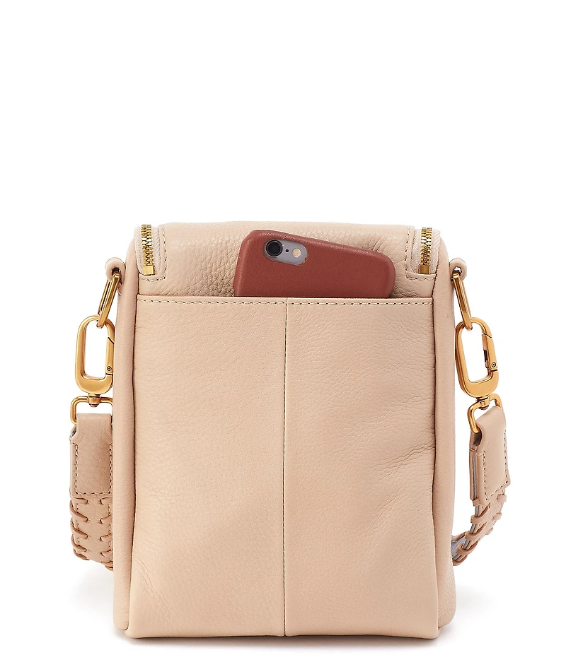 HOBO Fern Leather Woven Strap Crossbody Bag