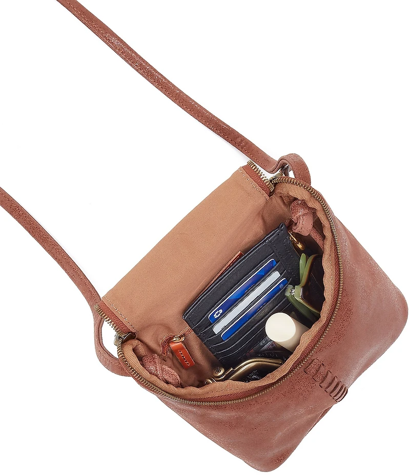 HOBO Fern Stitched Leather Crossbody Bag