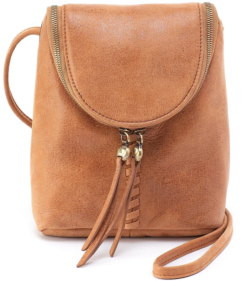 HOBO Fern Stitched Leather Crossbody Bag