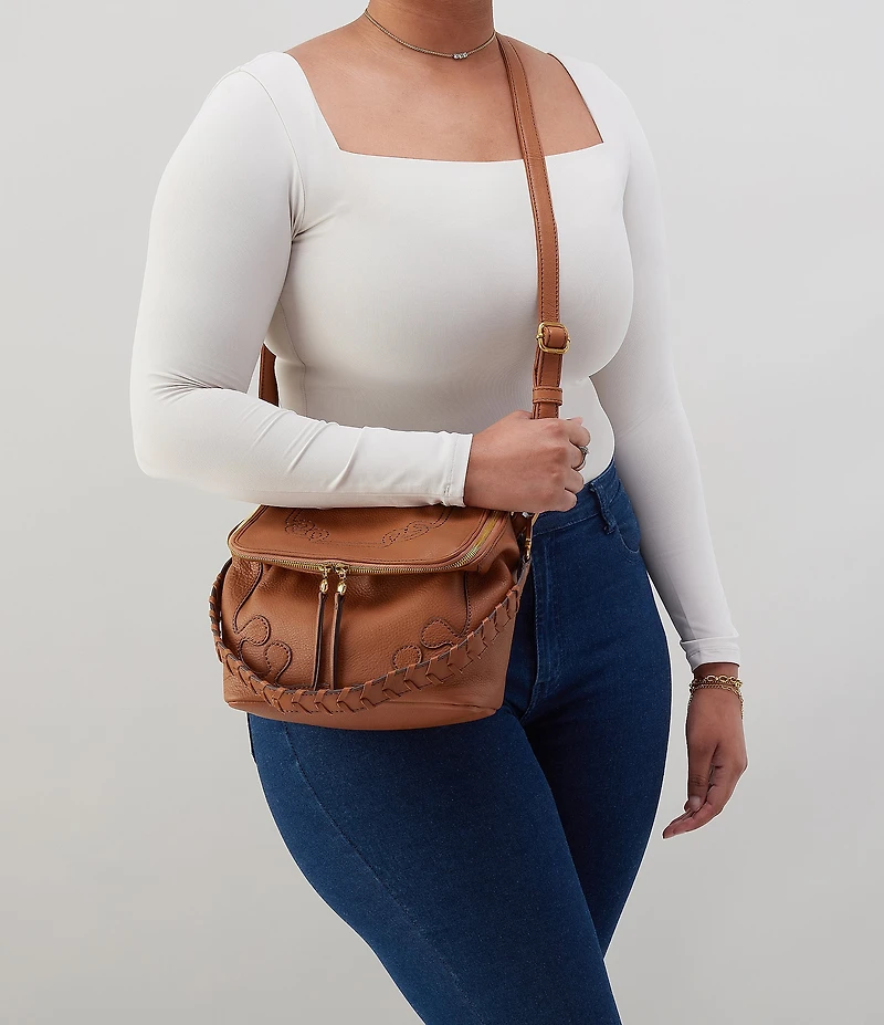 HOBO Fernwell Medium Western Stitched Crossbody Bag