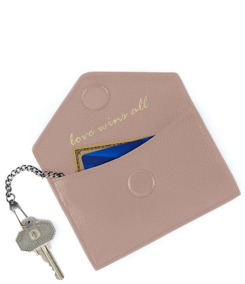 HOBO Goldie Love Wins All Card Case