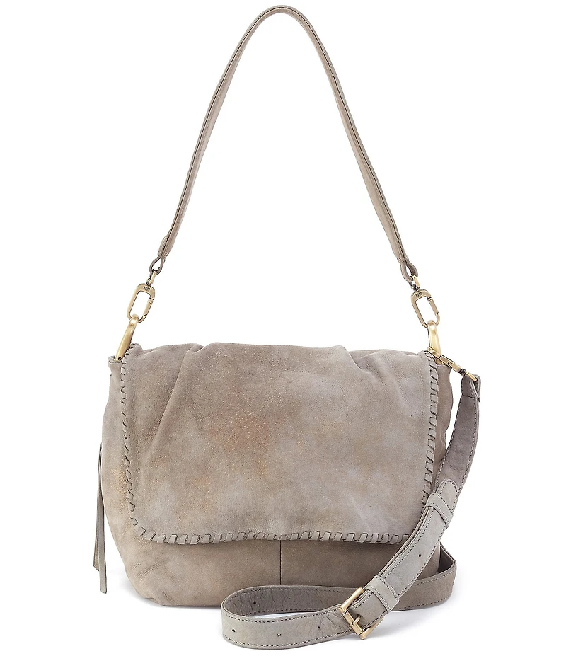 HOBO Harley Leather Whipstitch Convertible Shoulder Bag