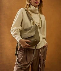 HOBO Harley Leather Whipstitch Convertible Shoulder Bag