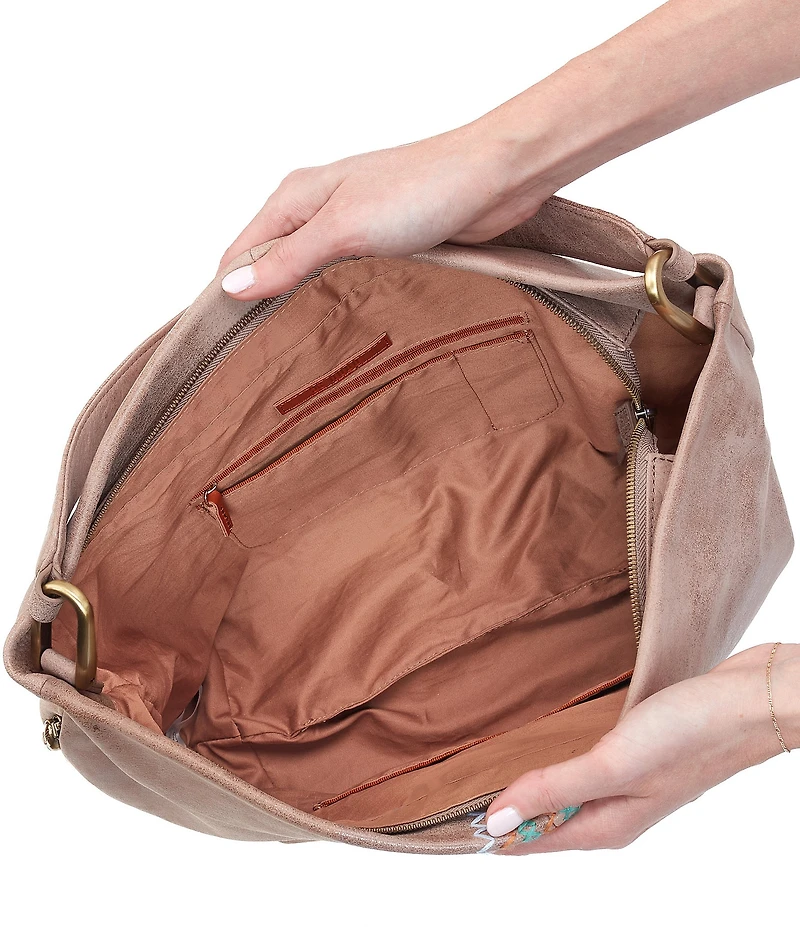HOBO Harley Embroidered Slouchy Hobo Bag