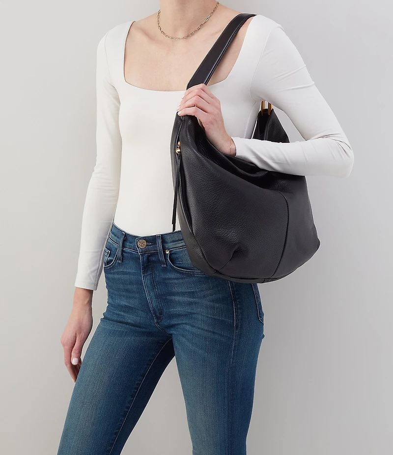 HOBO Harley Leather Slouchy Hobo Bag