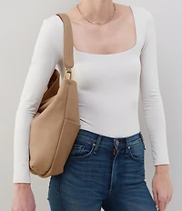HOBO Harley Leather Slouchy Hobo Bag