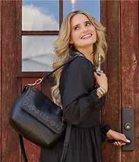 HOBO Harley Studded Convertible Shoulder Bag