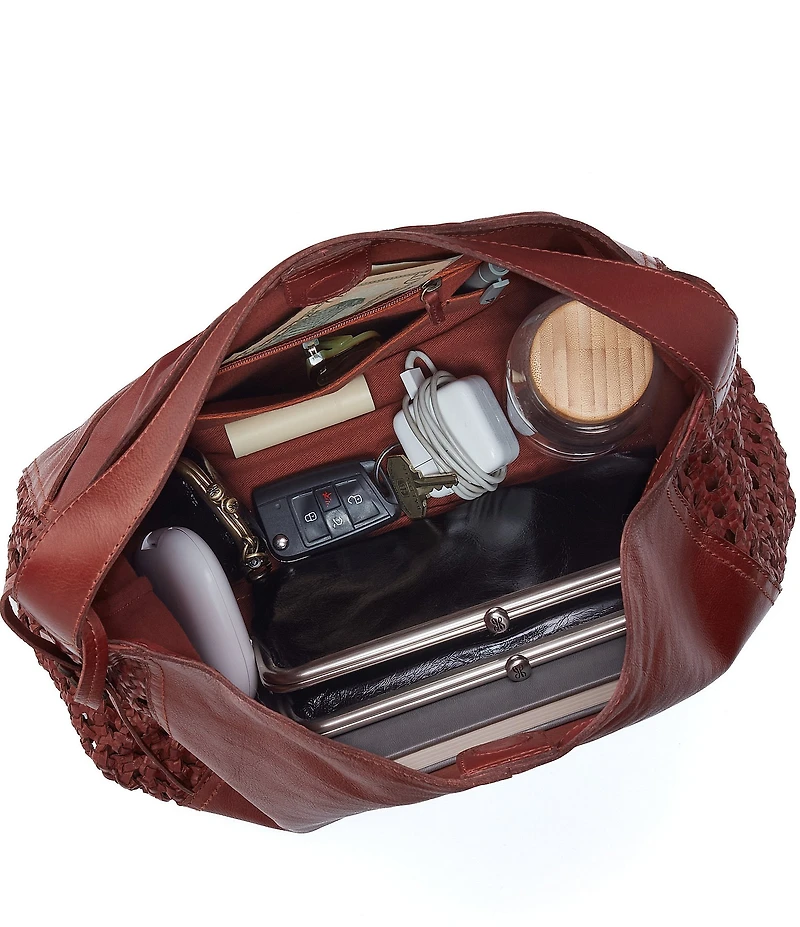 HOBO Hazel Woven Shoulder Hobo Bag