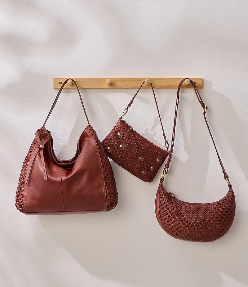 HOBO Hazel Woven Shoulder Hobo Bag