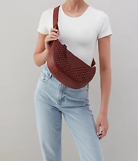HOBO Hazel Woven Sling Bag