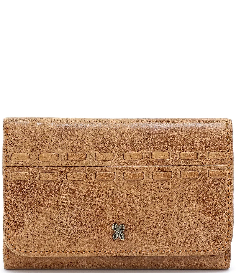 HOBO Jill Buffed Leather Trifold Wallet
