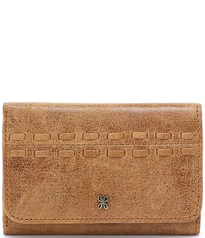 HOBO Jill Buffed Leather Trifold Wallet
