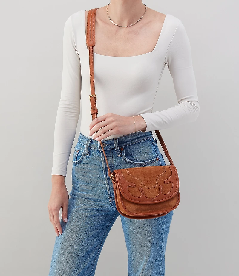 HOBO Kiva Suede Small Crossbody Bag