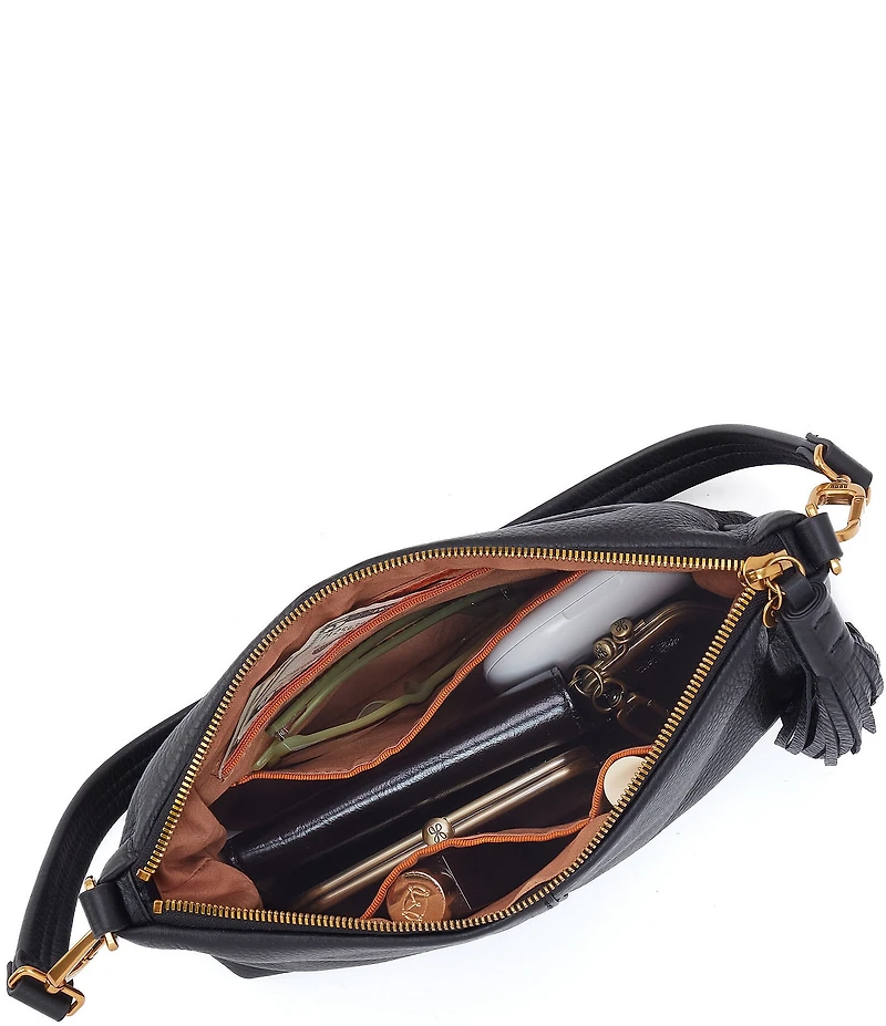 HOBO Kori Leather Tassel Convertible Crossbody Shoulder Bag