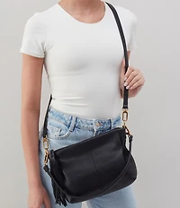 HOBO Kori Leather Tassel Convertible Crossbody Shoulder Bag