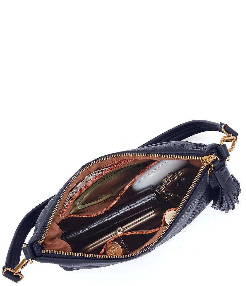 HOBO Kori Leather Tassel Convertible Crossbody Shoulder Bag