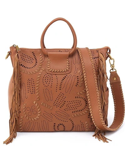 HOBO Large Sheila Fringe Satchel Bag