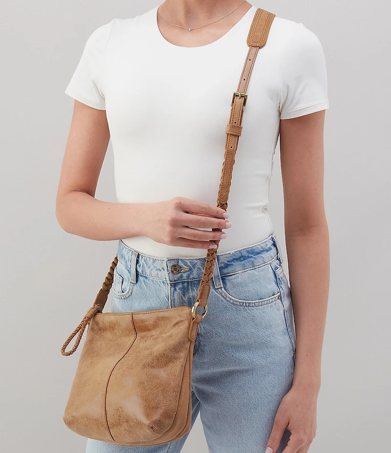 HOBO Lasso Medium Leather Crossbody Bag