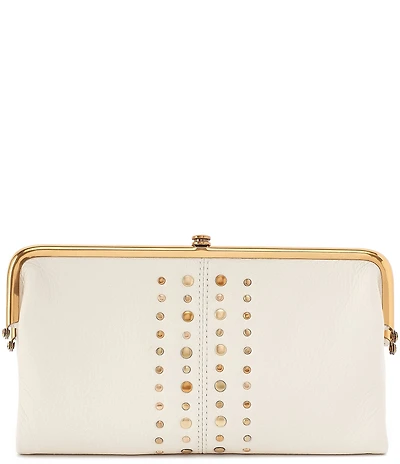 HOBO Lauren Leather Studded Clutch Wallet
